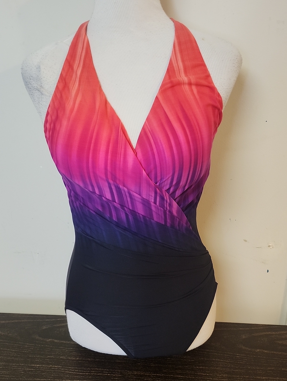 Miraclesuit Wrapsody One-Piece Swimsuit Size 10